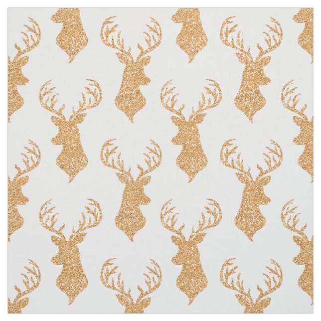 Imitat-Glitzer-große Hirsch-Geweihe Stoff (Muster)