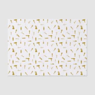 Imitat-Glitzer-Haar-Stylist bearbeitet Seidenpapier