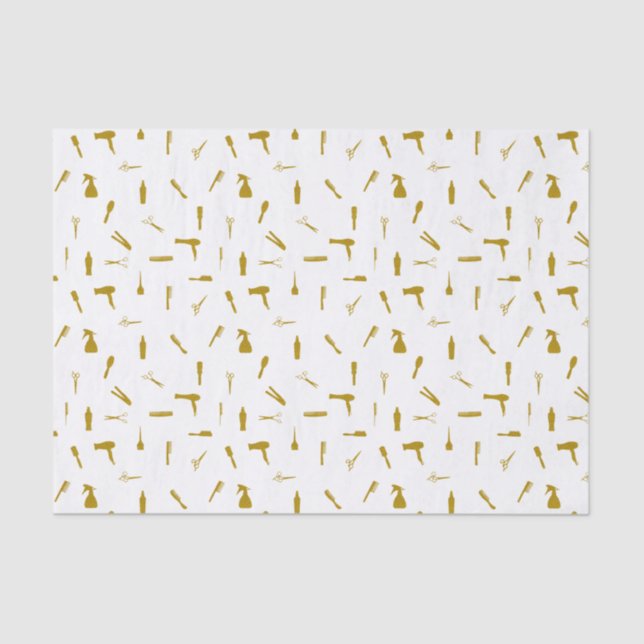 Imitat-Glitzer-Haar-Stylist bearbeitet Seidenpapier (Vorderseite)