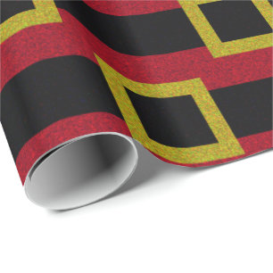 Imitat-Glitzer-Sankt-Gurt-Muster Geschenkpapier