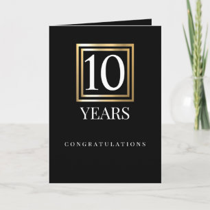 Imitat Gold UNIVERSELLE Jubiläumskarte Karte