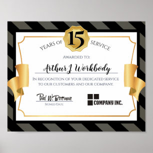 Imitat Gold universelle Jubiläumsprämie Poster