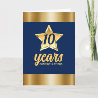 Imitat goldener Stern universeller Mitarbeiterjubi