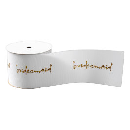Imitat-Goldfolien-Brautjungfer Ripsband