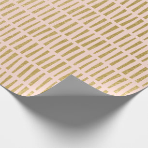 Imitat-Goldfolien-geometrisches Geschenkpapier