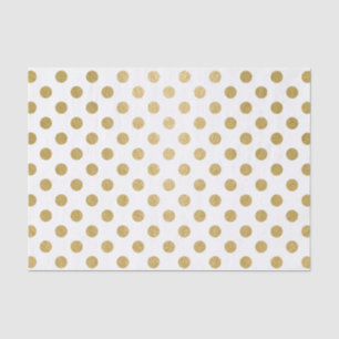 Imitat-Goldfolien-Polka-Punkt-Muster Seidenpapier