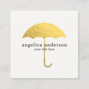 Imitat Goldgräber Quadratische Visitenkarte