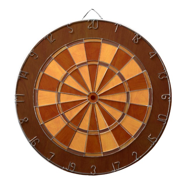 Imitat-Holz eingelegt Dartscheibe (vorne)