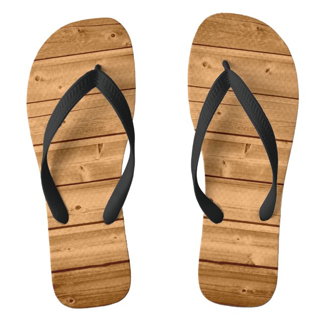 Imitat-hölzerner Planken-Entwurf Flip Flops (Fußbett)