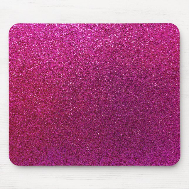 Imitat Hot-Pink-Glitzer Hintergrundbild Mousepad (Vorne)