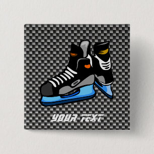 Imitat-Kohlenstoff-Faser-Hockey-Skate Button