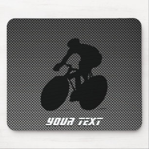 Imitat-Kohlenstoff-Faser-Radfahren Mousepad