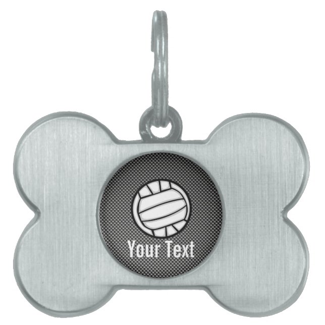 Imitat-Kohlenstoff-Faser-Volleyball Tiermarke (Vorderseite)