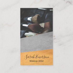 Imitat Leather Print   Farbblock der Mode Visitenkarte