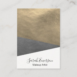 Imitat Leather Print Visitenkarte