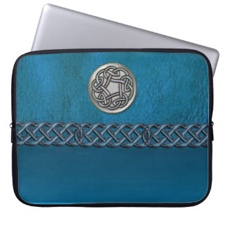 Imitat Leder und Metallkeltische Laptopschutzhülle