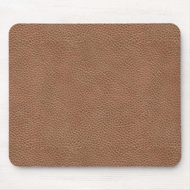 Imitat ledernes natürliches Brown Mousepad (Vorne)