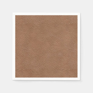 Imitat ledernes natürliches Brown Serviette