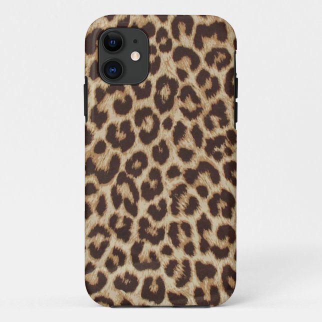 Imitat-Leopard-Pelz Case-Mate iPhone Hülle (Rückseite)