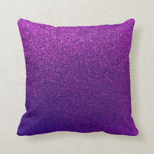 Imitat Lila Violet Glitzer Hintergrundbeleuchtung Kissen