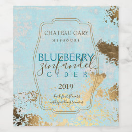 Imitat mit hausgemachten personalisierten Etikette Weinetikett