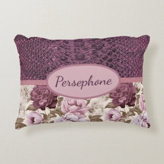 Imitat Pflaume Snakeskin Dekokissen