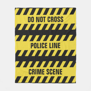 Imitat-Polizei-Linie kundenspezifische Fleecedecke