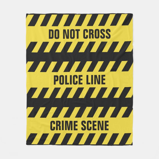 Imitat-Polizei-Linie kundenspezifische Fleecedecke (Vorderseite)