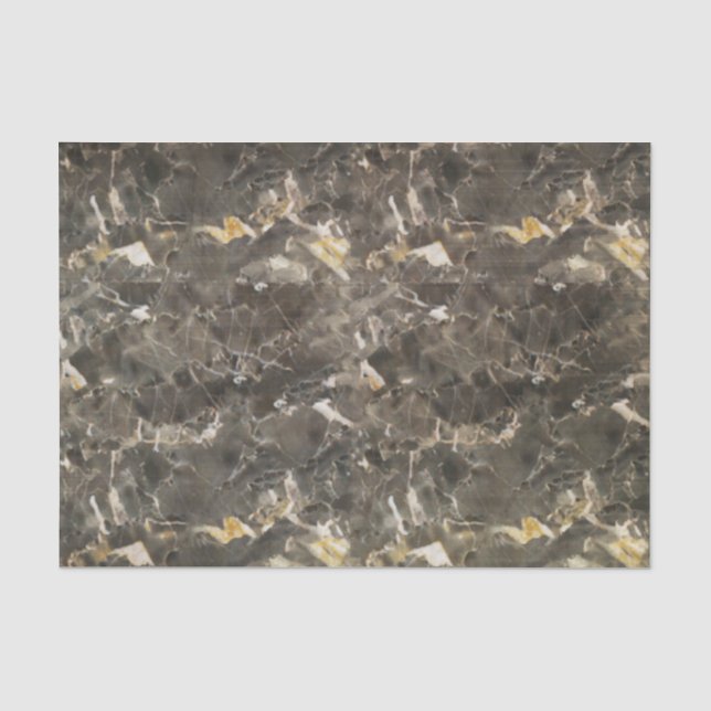 Imitat-schwarze graue Marmorierungbeige Seidenpapier (Vorderseite)