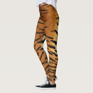 Imitat-sibirischer Tiger-Haut-Leggings Leggings