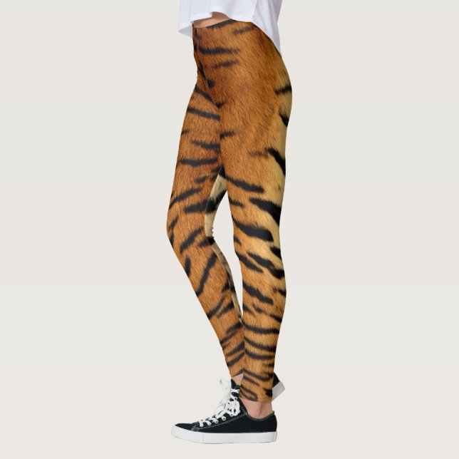 Imitat-sibirischer Tiger-Haut-Leggings Leggings (Links)