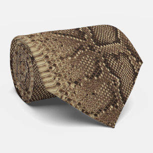 Imitat Snakeskin an Krawatte
