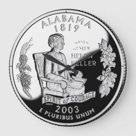 Imitate Alabama Staat Quarter Spirit of Courage Große Wanduhr