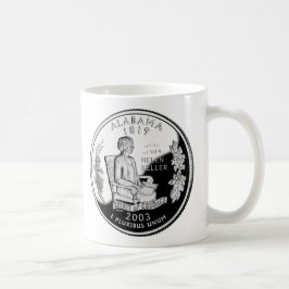 Imitate Alabama Staat Quarter Spirit of Courage Kaffeetasse