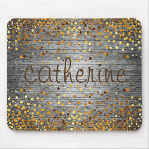 Imitate aus Confetti Glitzer Mousepad