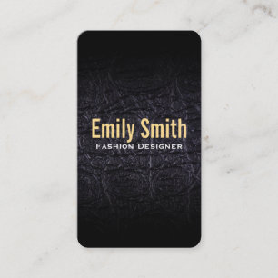 Imitate aus Leder (Krokodil) Visitenkarte