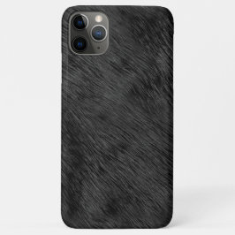 Imitate aus schwarzem Bär Fur Textur Case-Mate iPhone Hülle