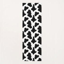 Imitate aus schwarzem und weißem Western Yogamatte