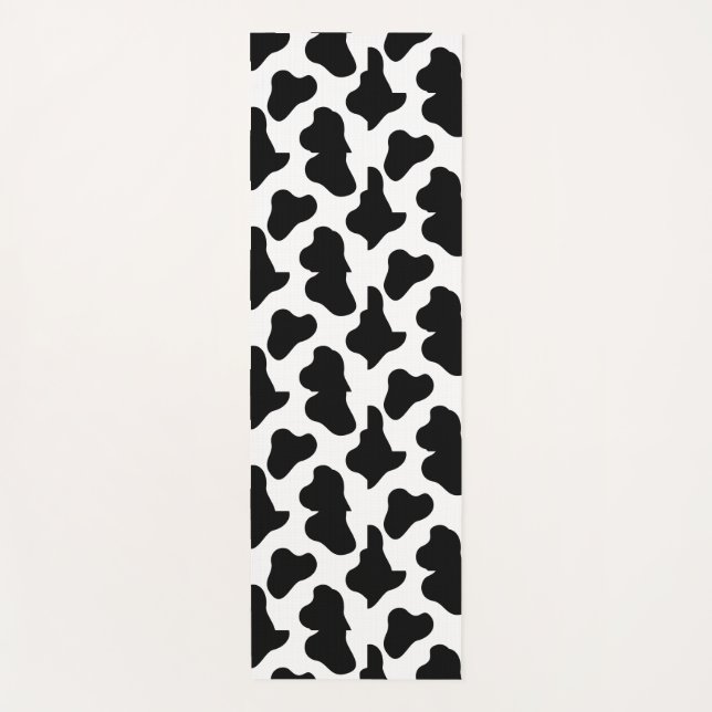 Imitate aus schwarzem und weißem Western Yogamatte (Vorderseite)