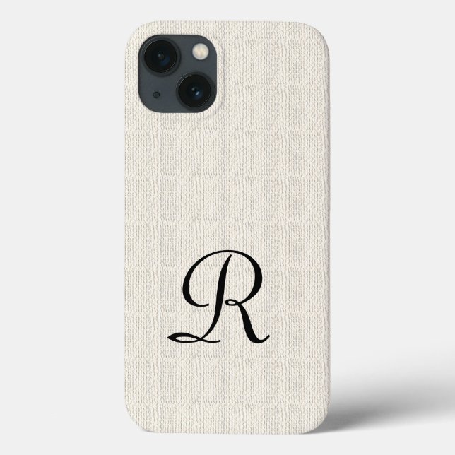 Imitate aus weißem rustikalem Einband Case-Mate iPhone Hülle (Rückseite)