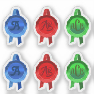 Imitate Award/Certificate Siegel Ribbons (BRG-Init Aufkleber