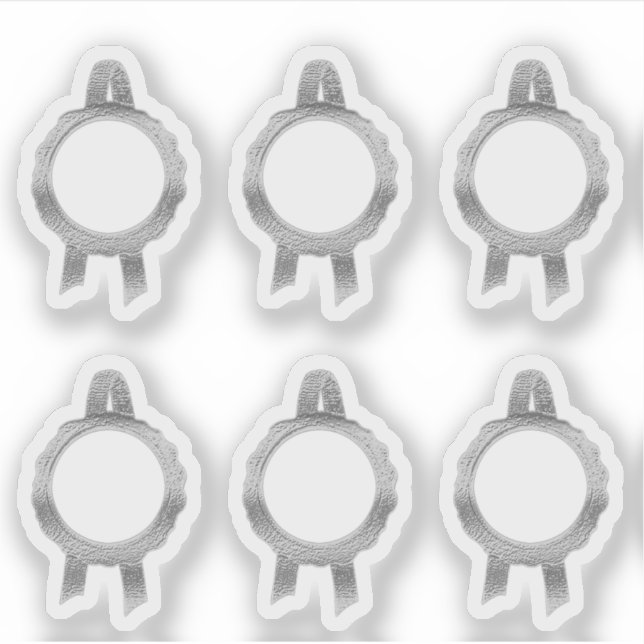 Imitate Award/Certificate Siegel Ribbons (Hollow/S Aufkleber (Vorderseite)