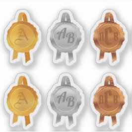 Imitate Award/Certificate Siegel Ribbons (InitMetA Aufkleber