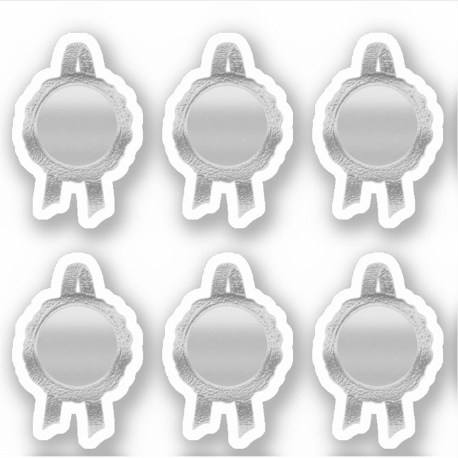 Imitate Award/Certificate Siegel Ribbons (Schlicht Aufkleber (Vorderseite)