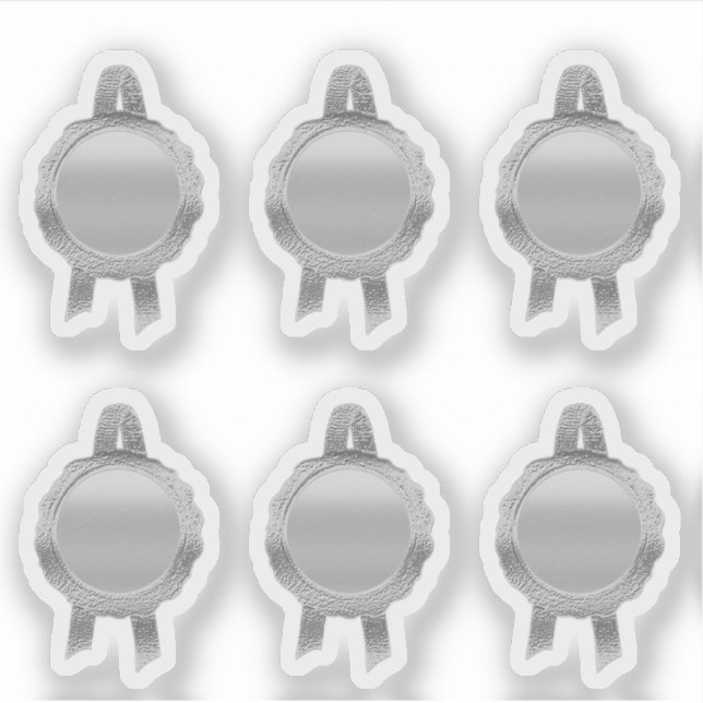 Imitate Award/Certificate Siegel Ribbons (Schlicht Aufkleber (Vorderseite)