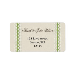 IMITATE begraben und bringen Limone Hochzeit Adressaufkleber