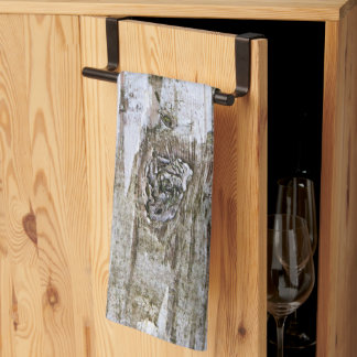 Imitate Birch Tree Bark Texture Look Muster Handtuch