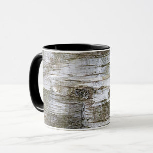 Imitate Birch Tree Bark Texture Look Muster Tasse