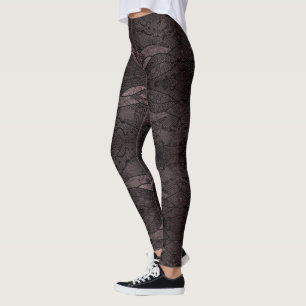 Imitate Black Lace Fishnet Leggings Einzigartig