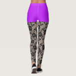 Imitate Black Lace Fishnet mit Lila Kurzen Legging Leggings<br><div class="desc">Custom Colors Personalisiert Romantische Leggings mit Imitats Schwarze Rose Schnürung Fishnet mit Kurz - Wählen / Fügen Sie Ihre Lieblings-Streifen / kurz / Hintergrund und Element-Farben. Sie können auch Ihren Text / Namen hinzufügen. Größe ändern und verschieben oder entfernen / Element / Text / Bild mit Anpassungstool hinzufügen. Design von...</div>